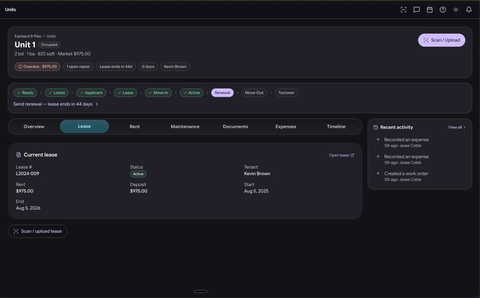 Lease — Rental Command