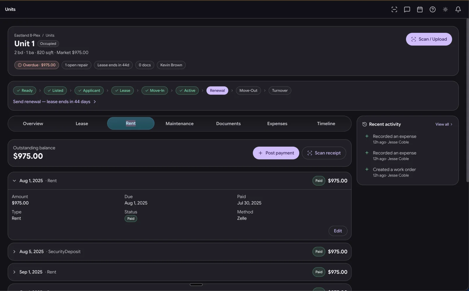 Rent — Rental Command